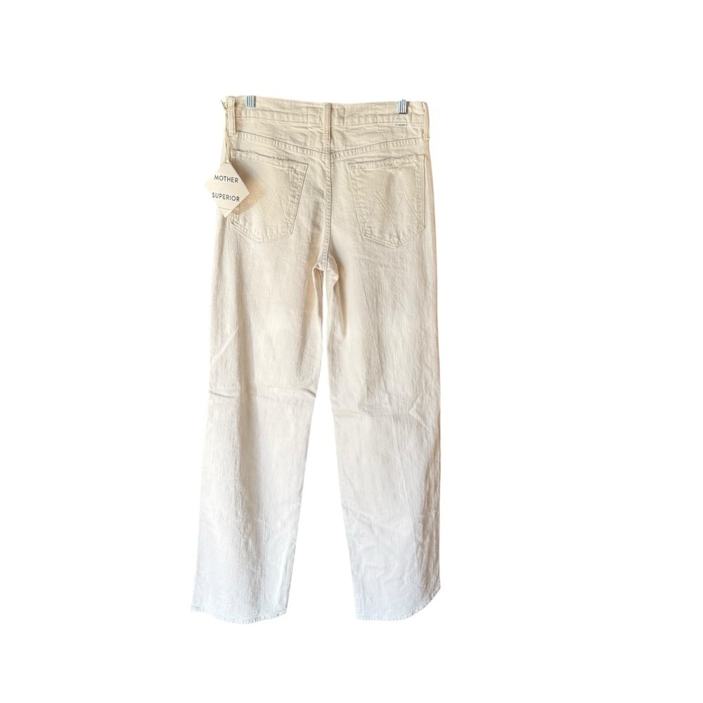 Mother - NWT The Down Low Spinner Heel Distressed Jeans Sz 27 - Picture 6 of 11